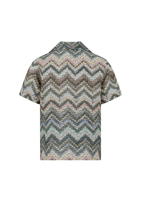 Camicia con stampa MISSONI KIDS | MY5P11 P0595998
